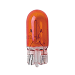 12V Lampada con zoccolo vetro - WY5W - 5W - W2,1x9,5d - 10 pz  - Scatola - Arancio