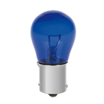 12V Blue Dyed Glass, Lampada 1 filamento - (P21W) - 21W - BA15s - 2 pz  - D/Blister