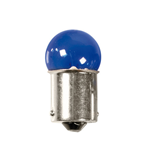 12V Blue Dyed Glass, Lampada sferica  - (R5W) - 5W - BA15s - 2 pz  - D/Blister