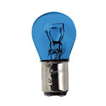 12V Blue Dyed Glass, Lampada 2 filamenti  - (P21/5W) - 21/5W - BAY15d - 2 pz  - D/Blister
