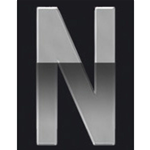 Adesivi lettere e numeri Int Auto Chrome Logo