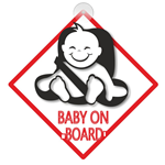 Targhetta Baby on board Gat