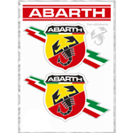 Adesivi Abarth Scudetto Abarth Folgore