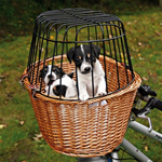 Cestino per bici per cani e gatti Trixie per cane - Vimini
